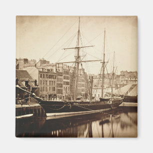 Imán El yate imperial "La Reine Hortense" en Le Havre