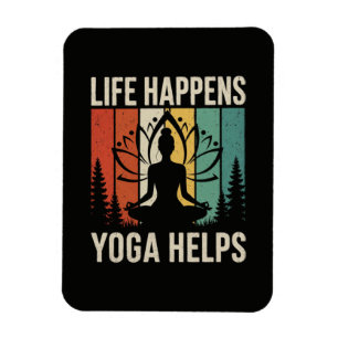 Imán El Yoga Ayuda En La Vida