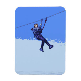 Imán El Zipping Es Mi Cosa - El Zipline Rider