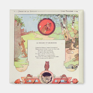 Imán El zorro y las uvas