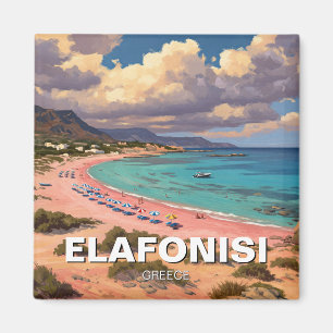 Imán Elafonisi Elafonissi Beach Crete Grecia Viaje