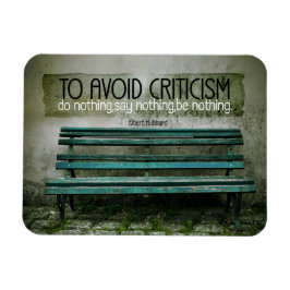 Imán Elbert Hubbard cita Inspiradora "Crítica"