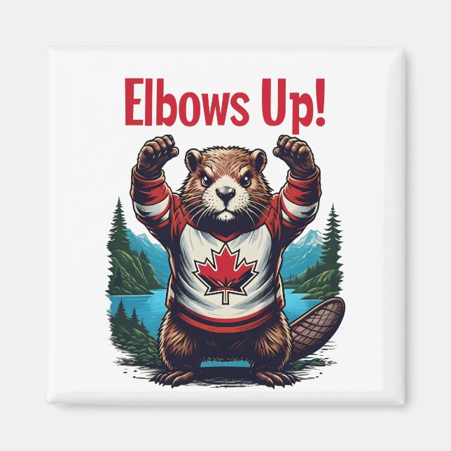 Imán Elbows Up Canada (Frente)