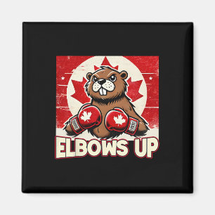 Imán Elbows Up Canada Canada Counter Tarifas Beaver B