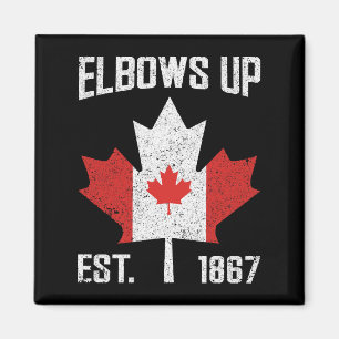 Imán Elbows Up Canada True North Strong Orud Canadian