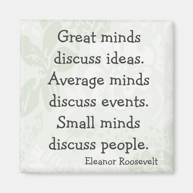 Imán Eleanor Roosevelt Sayings Fridge Magnets (Frente)