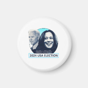 Imán ELECCIÓN 2024 EE.UU. de Joe Biden y Kamala Harris