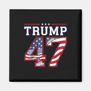 Imán Elección presidencial 2024 de Trump con 45-47 mega