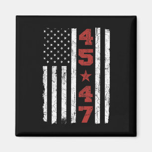 Imán Elección presidencial de Trump con bandera norteam