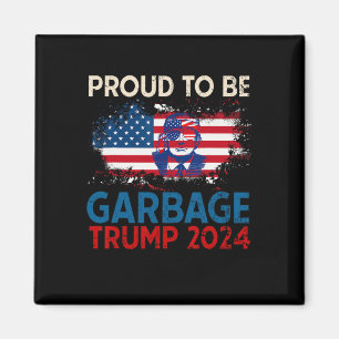 Imán Elección Trump 2024 Orgulloso de ser voto basura T