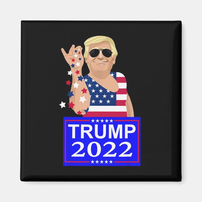 Imán Elección Trump 4 Siempre (Frente)