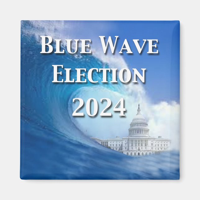 Imán Elecciones de Ola Azul 2024 (Frente)