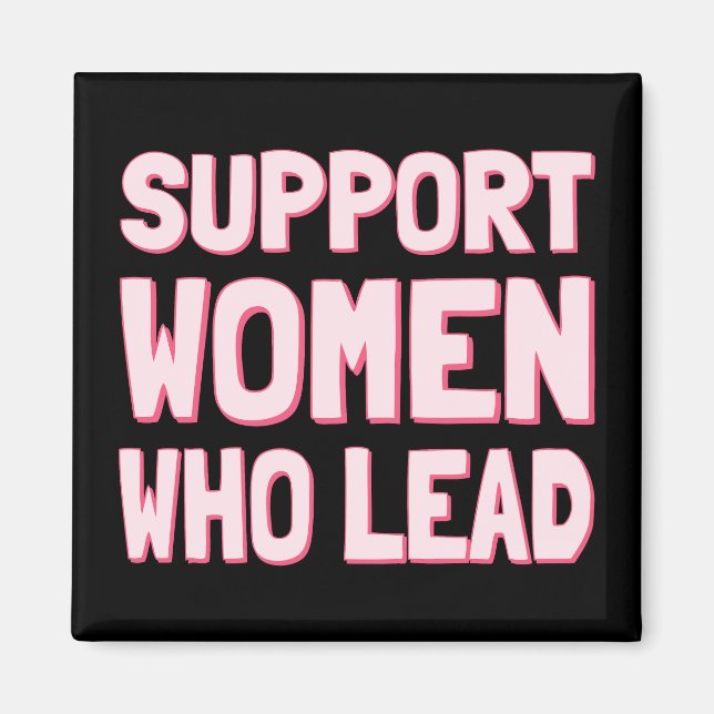 Imán Elecciones feministas - Apoyar a las mujeres que l (Frente)