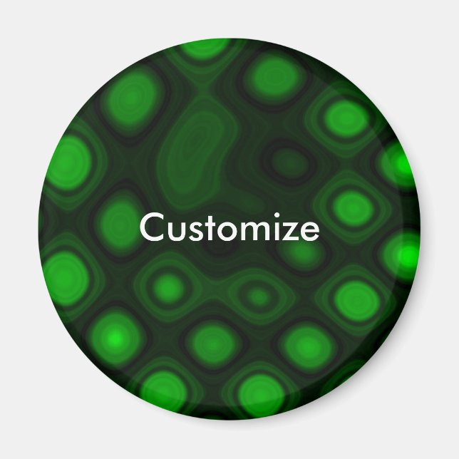 Imán Electricidad verde I - Plantilla (Frente)