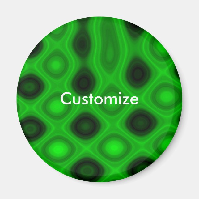 Imán Electricidad verde III - Plantilla (Frente)