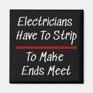 Imán Electricistas Chiste Novedad divertida Humor eléct