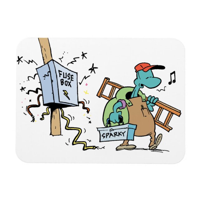 Imán eléctrico de tortuga de pantano (Horizontal)