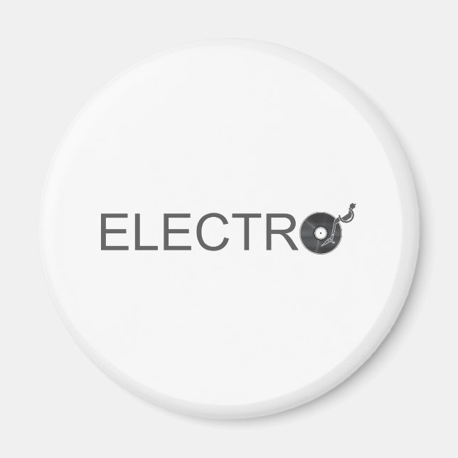 Imán Electro - disco de vinilo girable musical DJ Clubb (Frente)