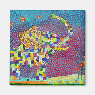 Imán Elefante acolchado