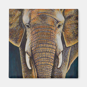 Imán Elefante africano