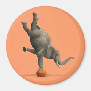Imán Elefante artístico