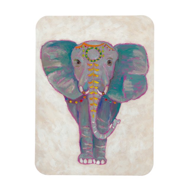 Imán Elefante asiático Zen (Vertical)