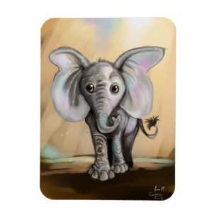 Imán Elefante bebé