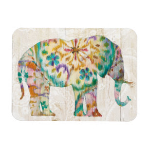 Imán Elefante de Boho Paisley I