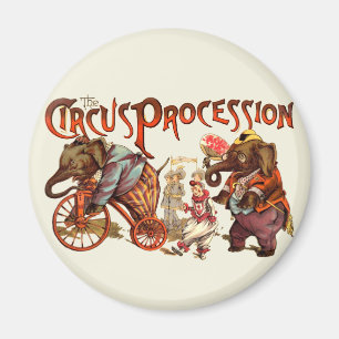 Imán Elefante de la procesión del circo
