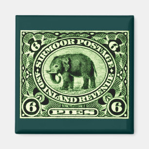 Imán Elefante de los Estados del Príncipe Indio 1895