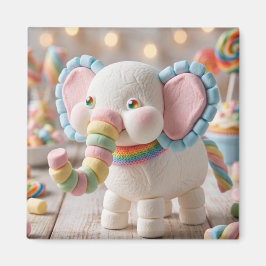 Imán Elefante de Malvavisco Caprichoso y Caramelos Past
