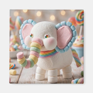 Imán Elefante de Malvavisco Caprichoso y Caramelos Past