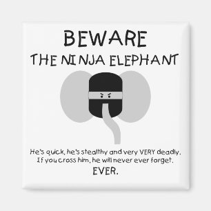 Imán Elefante de Ninja