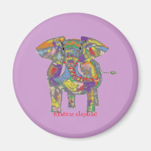 Imán Elefante del arco iris