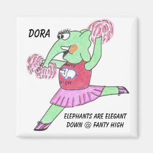 Imán Elefante elegante