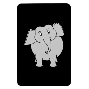 Imán Elefante gris