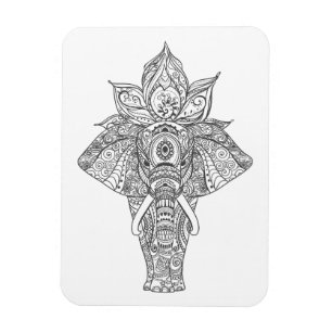 Imán Elefante inspirado