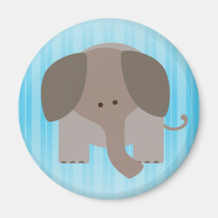 Imán Elefante lindo de Brown
