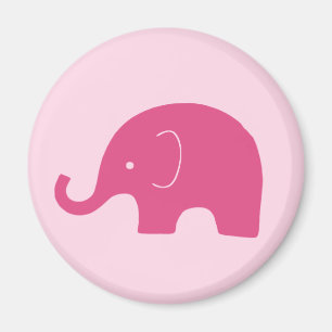 Imán Elefante rosado