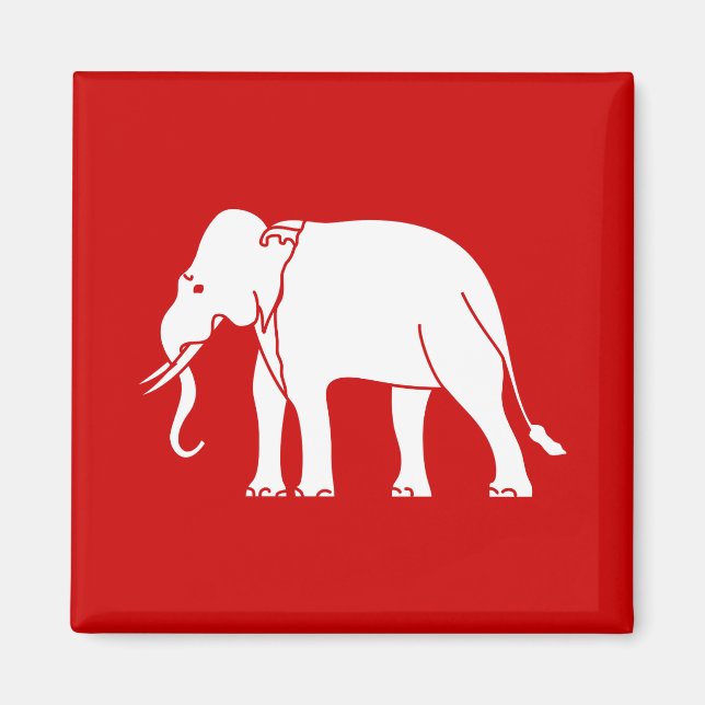 Imán Elefante siamés (Frente)