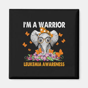Imán Elefante Soy una conciencia de leucemia guerrera