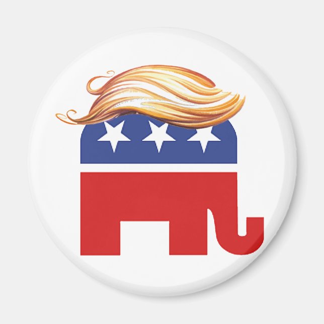 Imán Elefante Trump 2012 (Frente)