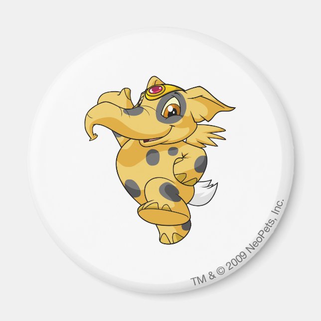 Imán Elefante visto (Frente)