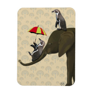 Imán Elefante y pingüinos