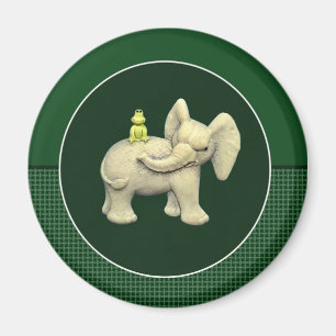 Imán Elefante y rana del bebé