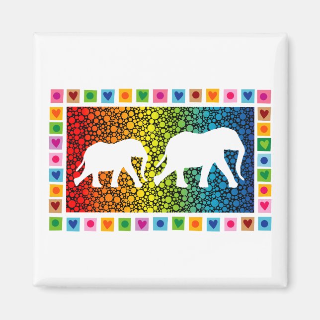 Imán Elefantes blancos (Frente)