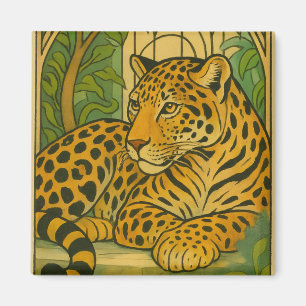 Imán Elegancia de jungla estilizada