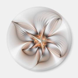 Imán Elegancia floral modernidad Resumen arte fractal