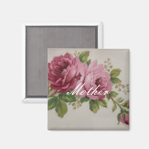 Imán Elegancia rosa rosa
