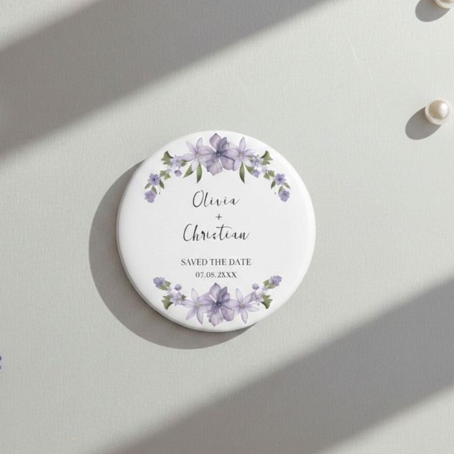 Imán Elegant and Personalized Save the Date Magnet (Subido por el creador)